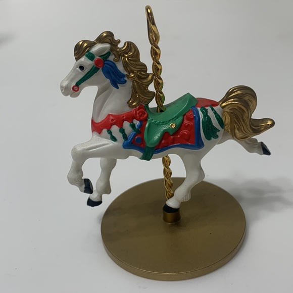 Carousel Horse Snow 1st Hallmark 1989 - Picture 9 of 12